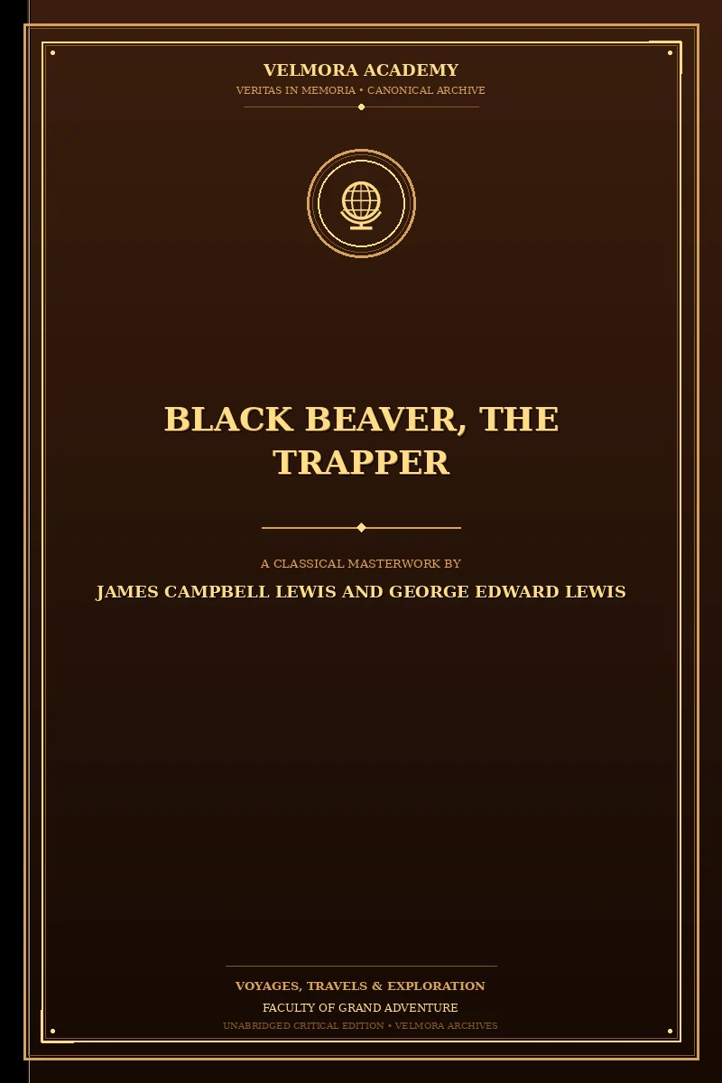 Cover of Black Beaver, the Trapper