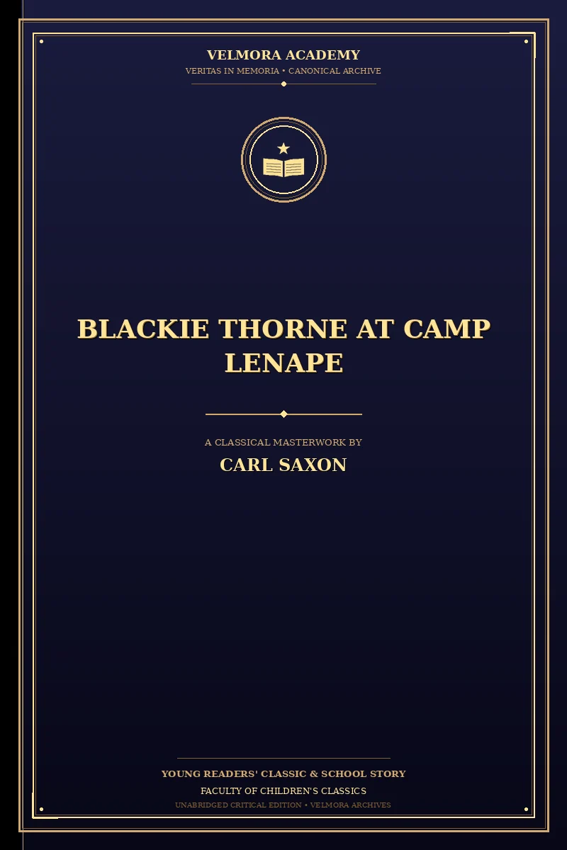 Blackie Thorne at Camp Lenape