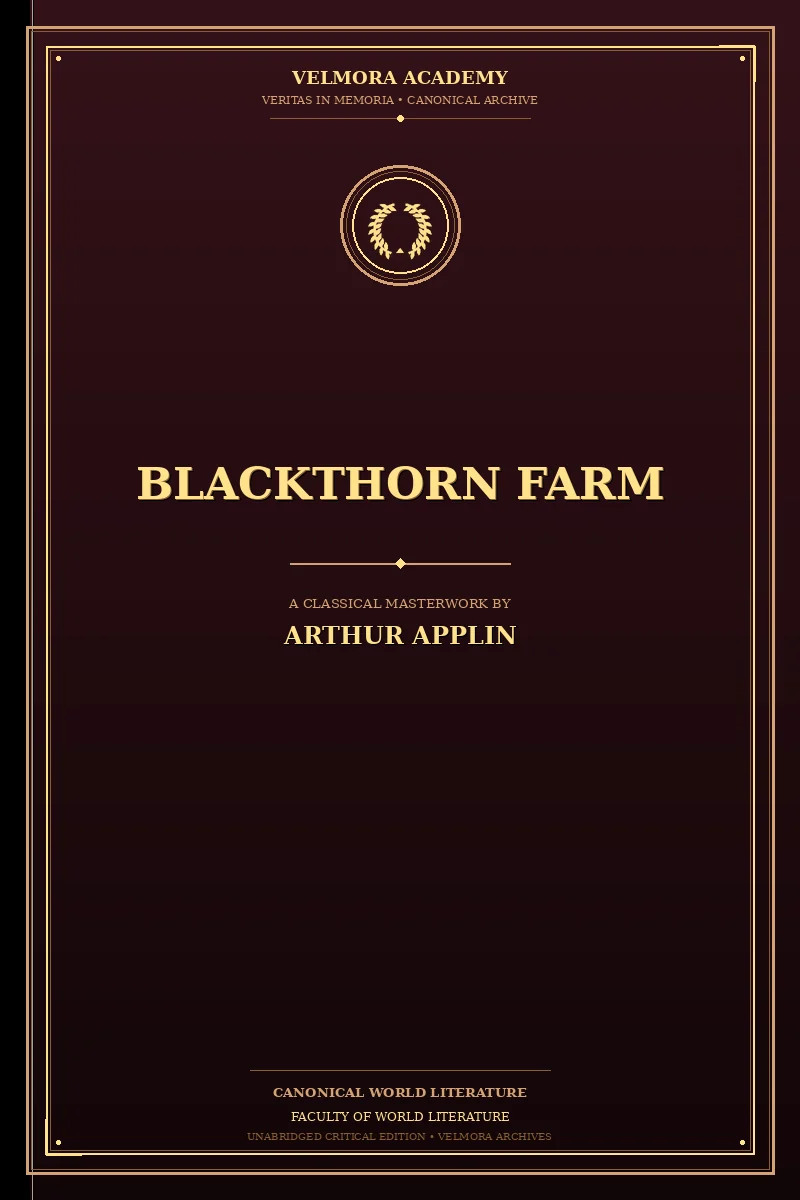 Cover of Blackthorn Farm