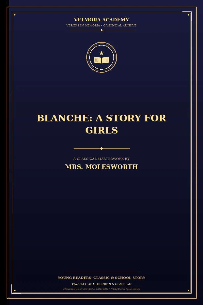 Cover of Blanche: A Story for Girls
