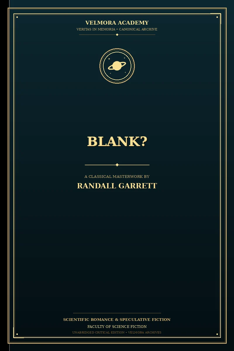 Cover of Blank?