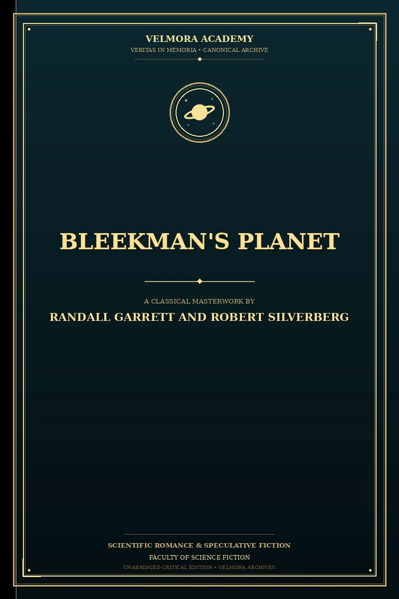 Cover of Bleekman's Planet