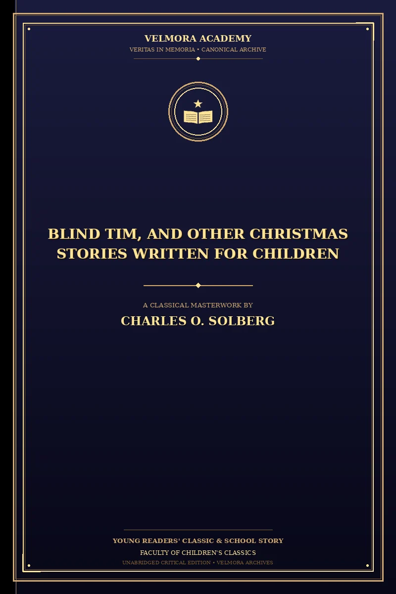 Cover of Blind Tim, and other Christmas stories written for children