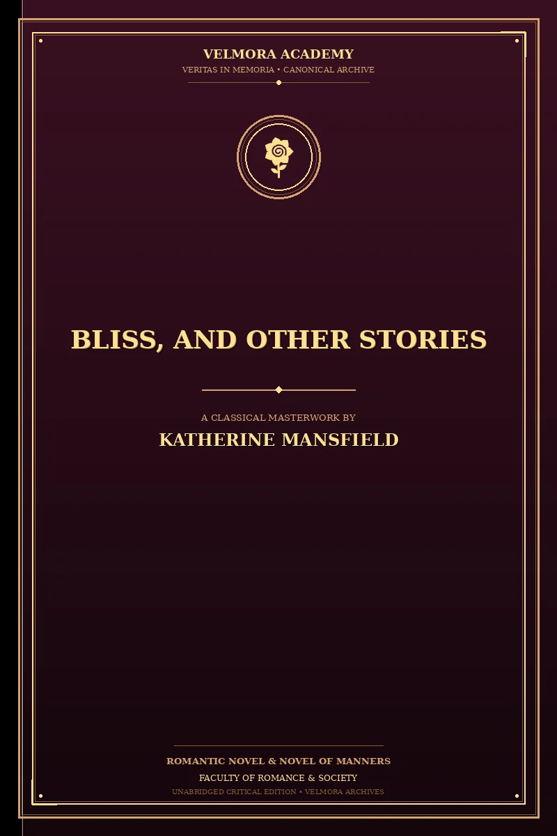 Cover of Bliss, and Other Stories