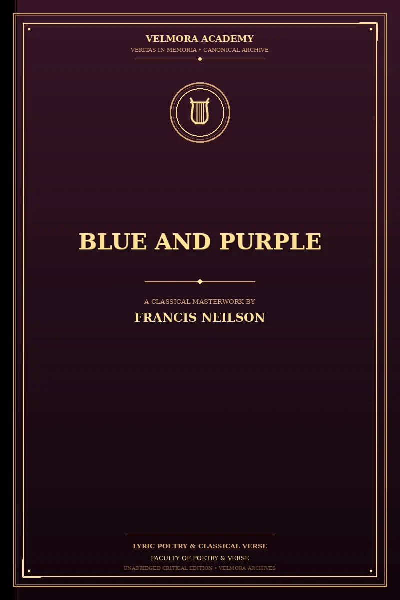 Cover of Blue and Purple