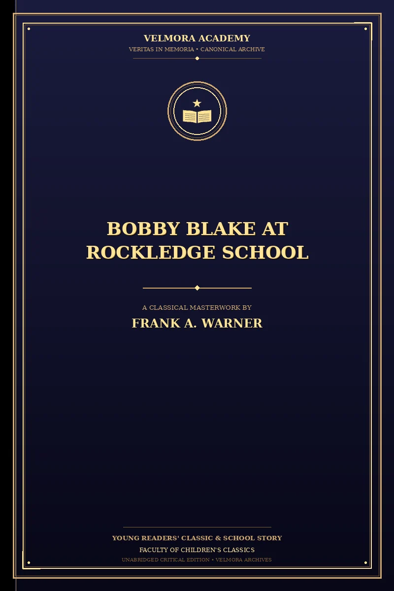Cover of Bobby Blake at Rockledge School