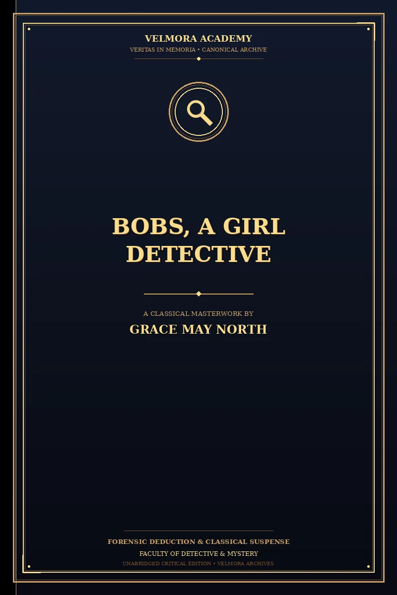 Cover of Bobs, a Girl Detective