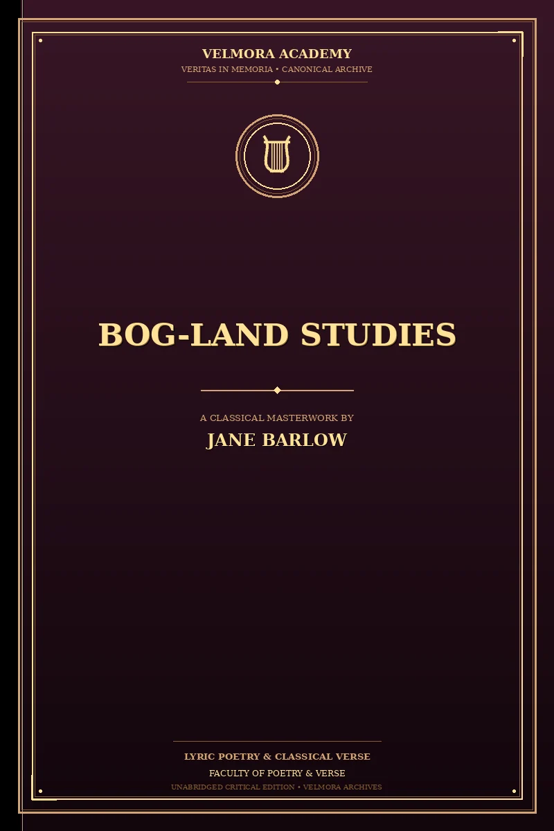 Bog-land studies