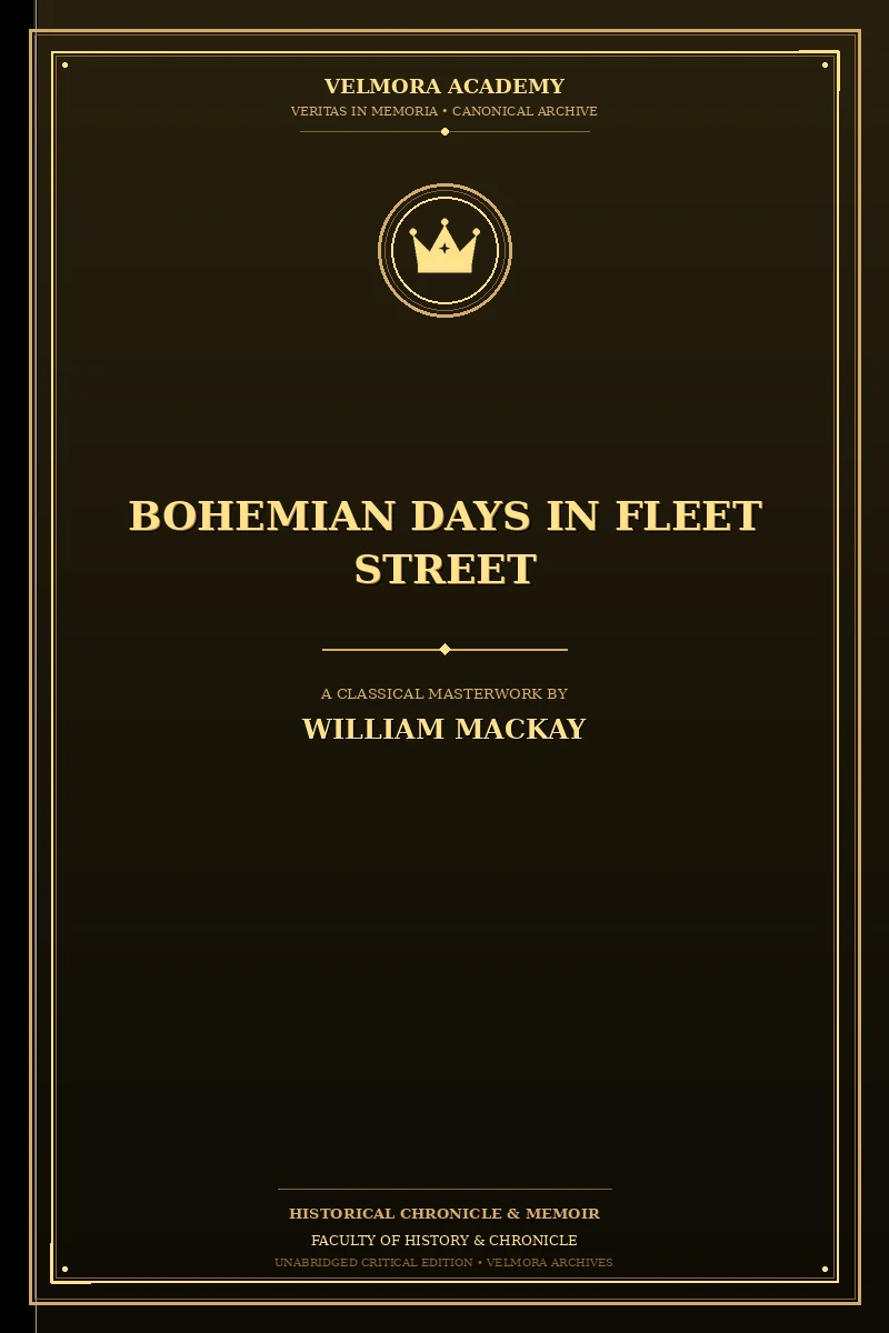 Cover of Bohemian Days in Fleet Street