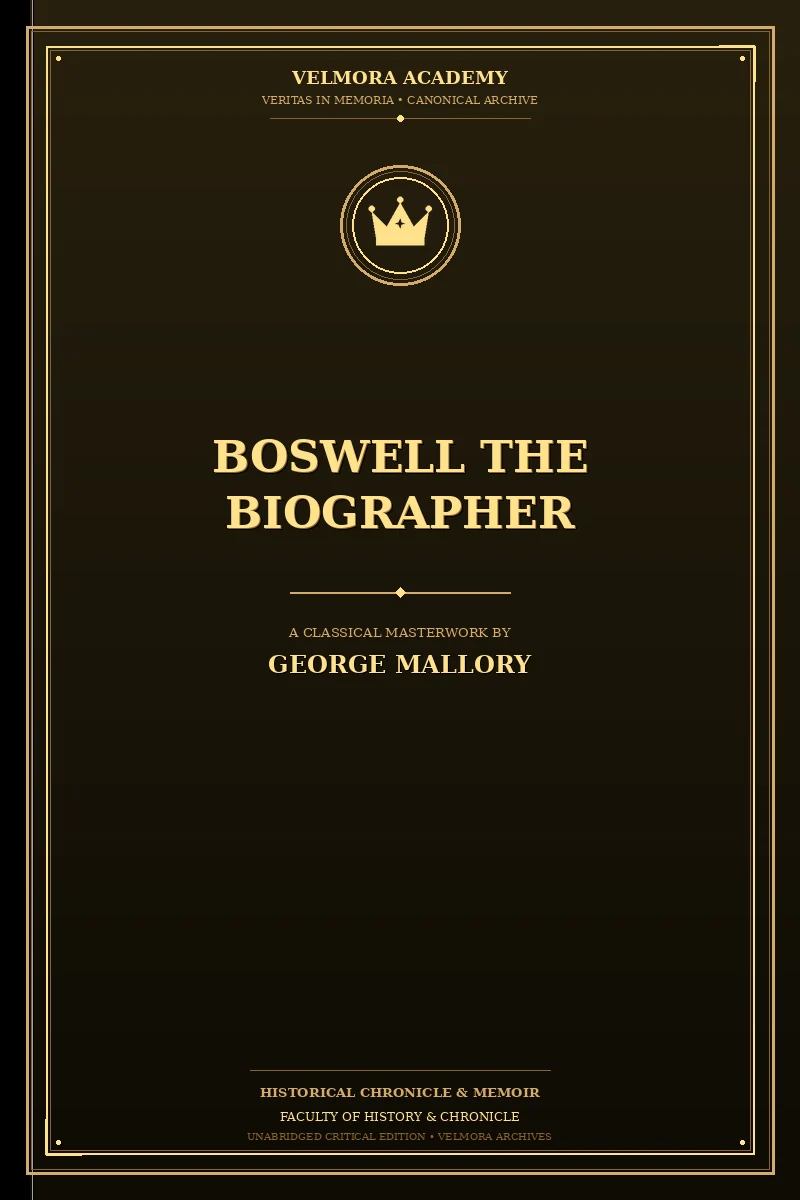 Boswell the Biographer