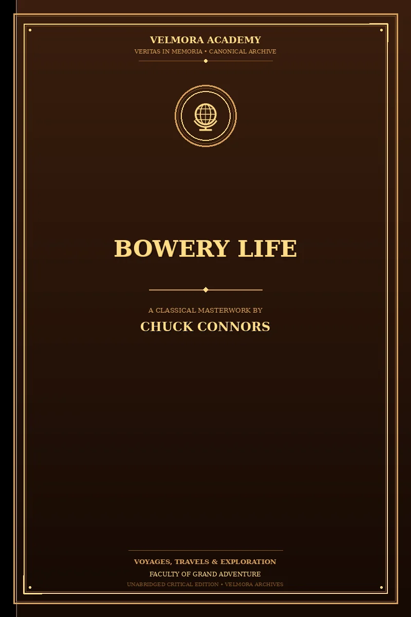 Cover of Bowery Life