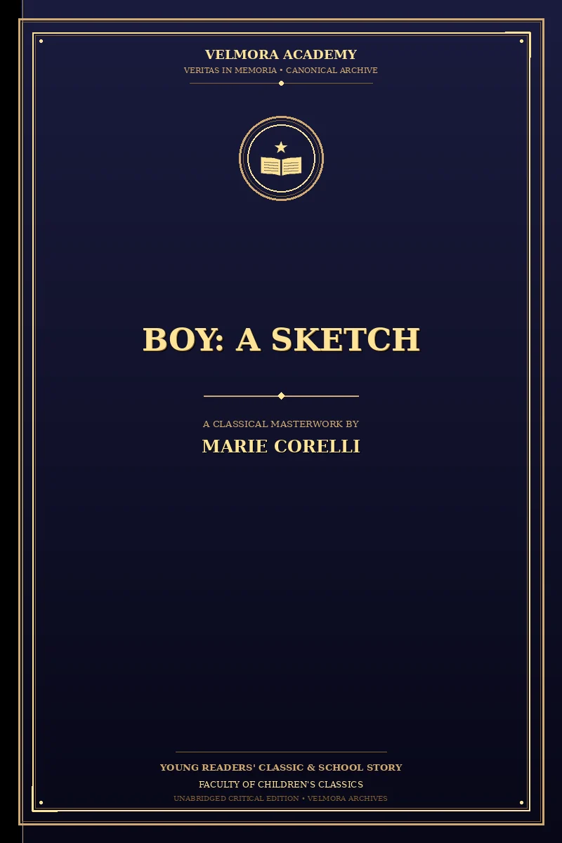 Cover of Boy: A Sketch