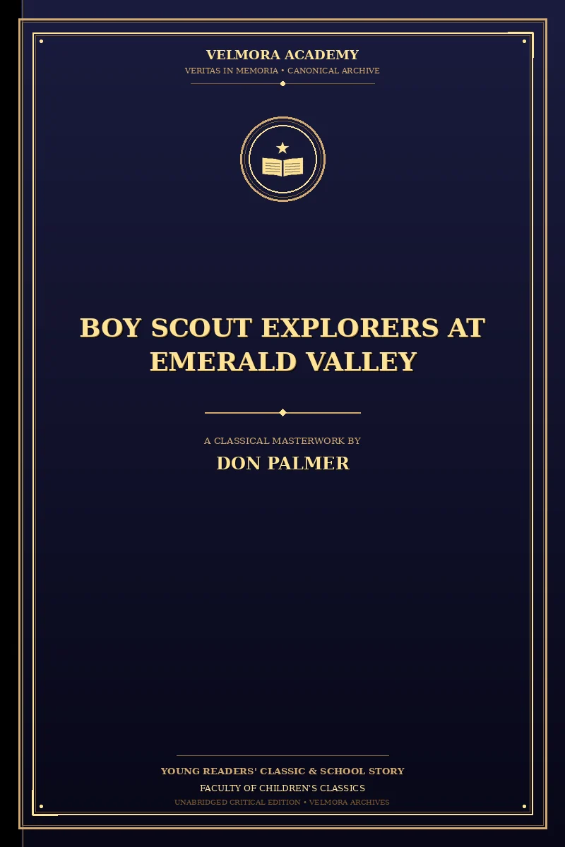 Cover of Boy Scout Explorers at Emerald Valley