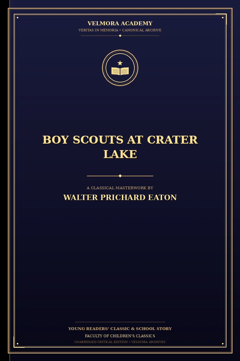 Cover of Boy Scouts at Crater Lake
