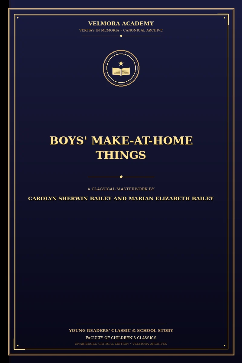 Boys' Make-at-Home Things