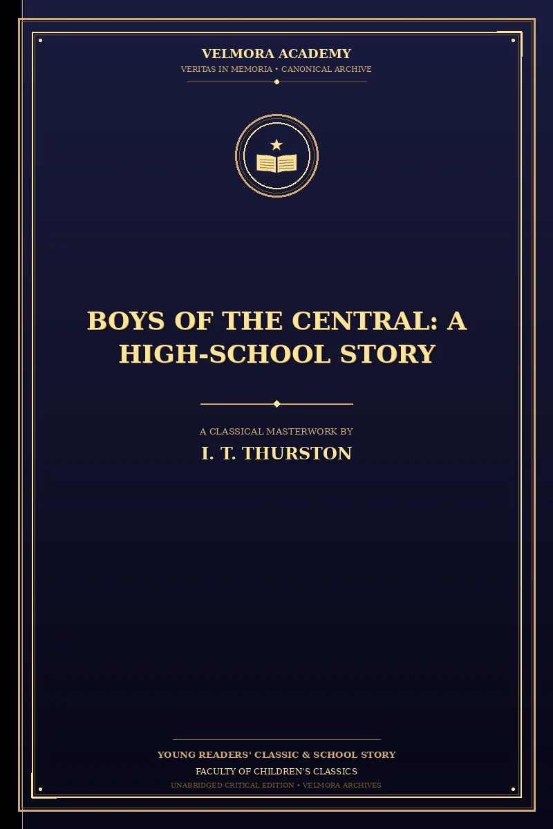 Cover of Boys of the Central: A High-School Story