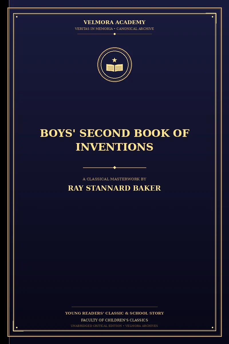 Cover of Boys' Second Book of Inventions
