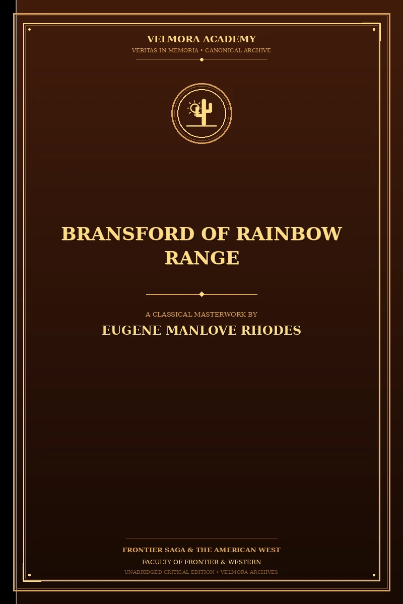 Bransford of Rainbow Range