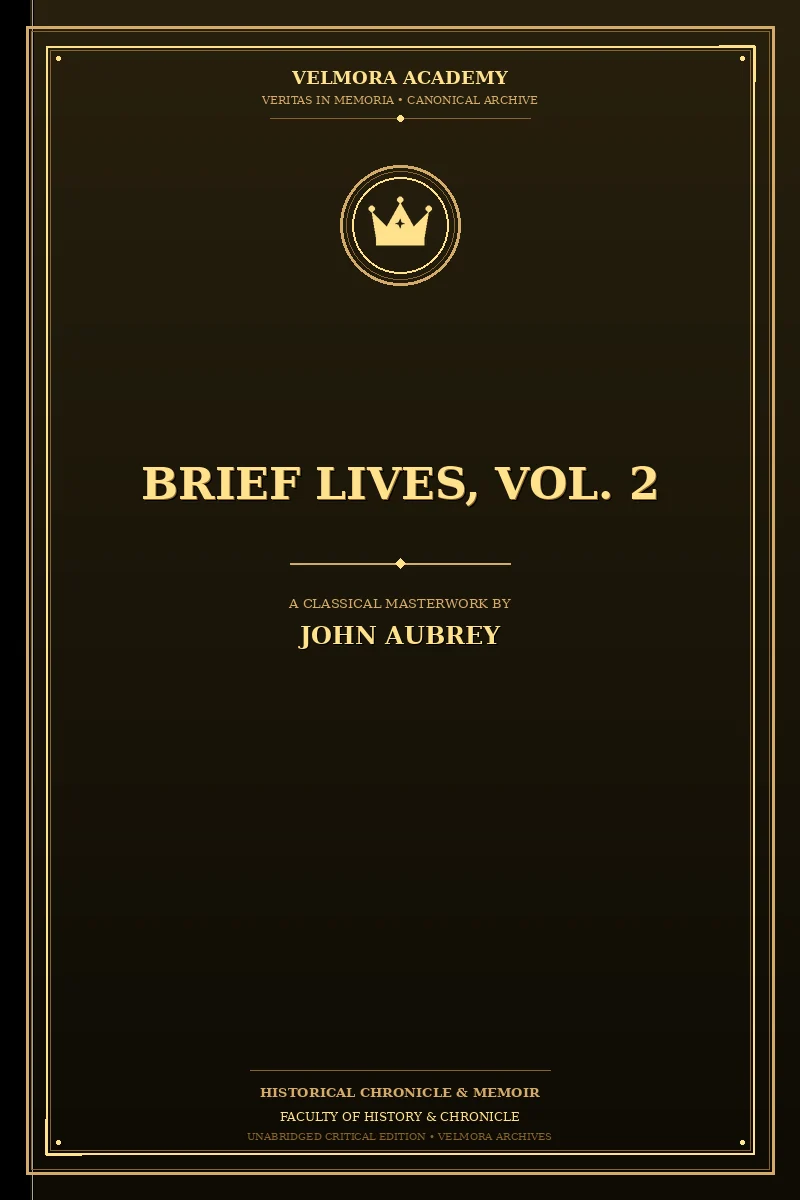 Brief Lives, Vol. 2
