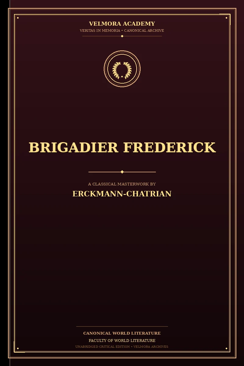 Cover of Brigadier Frederick