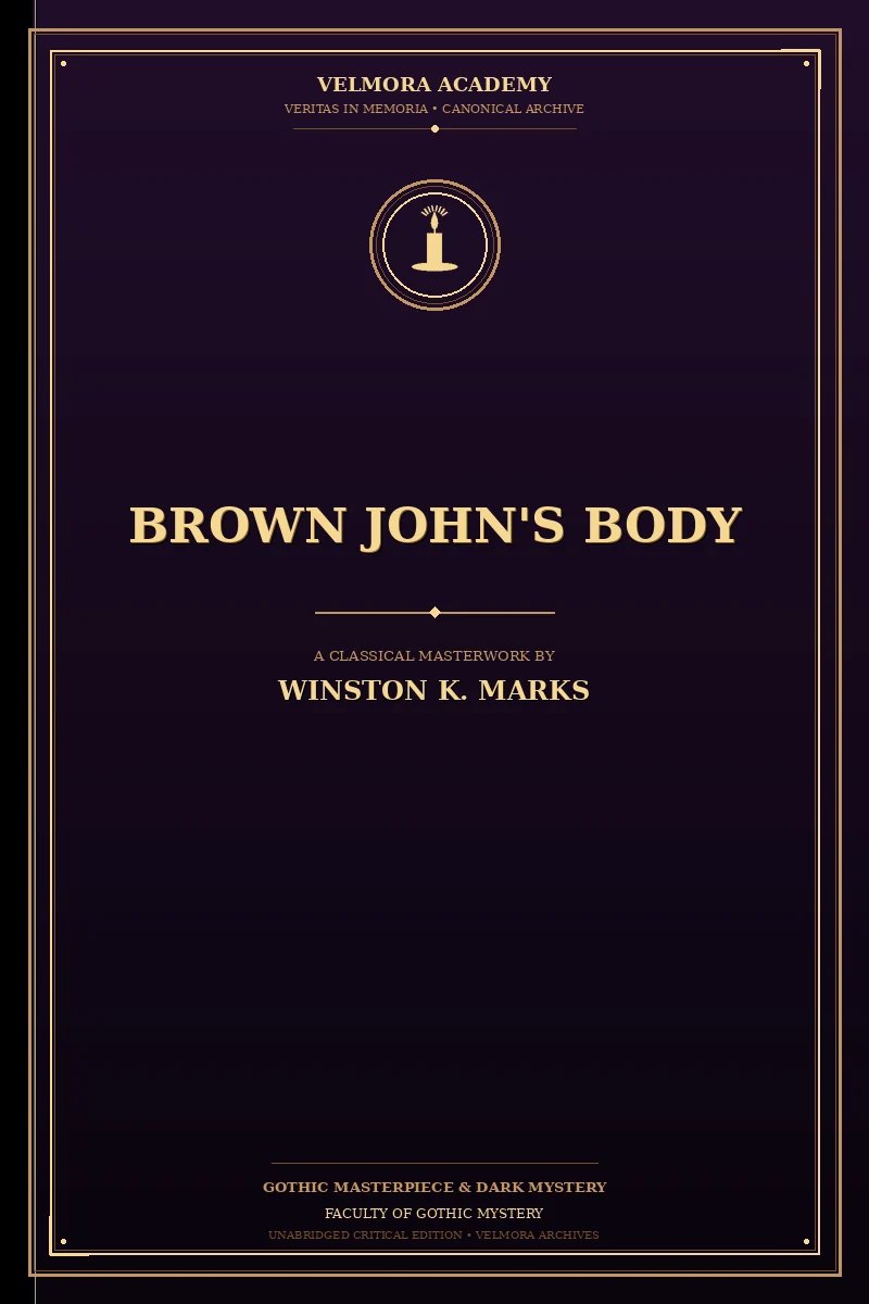 Cover of Brown John's Body