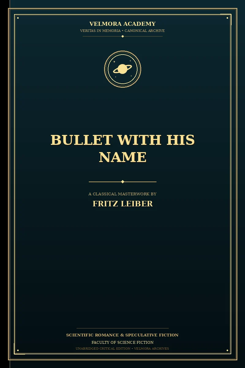 Bullet with His Name