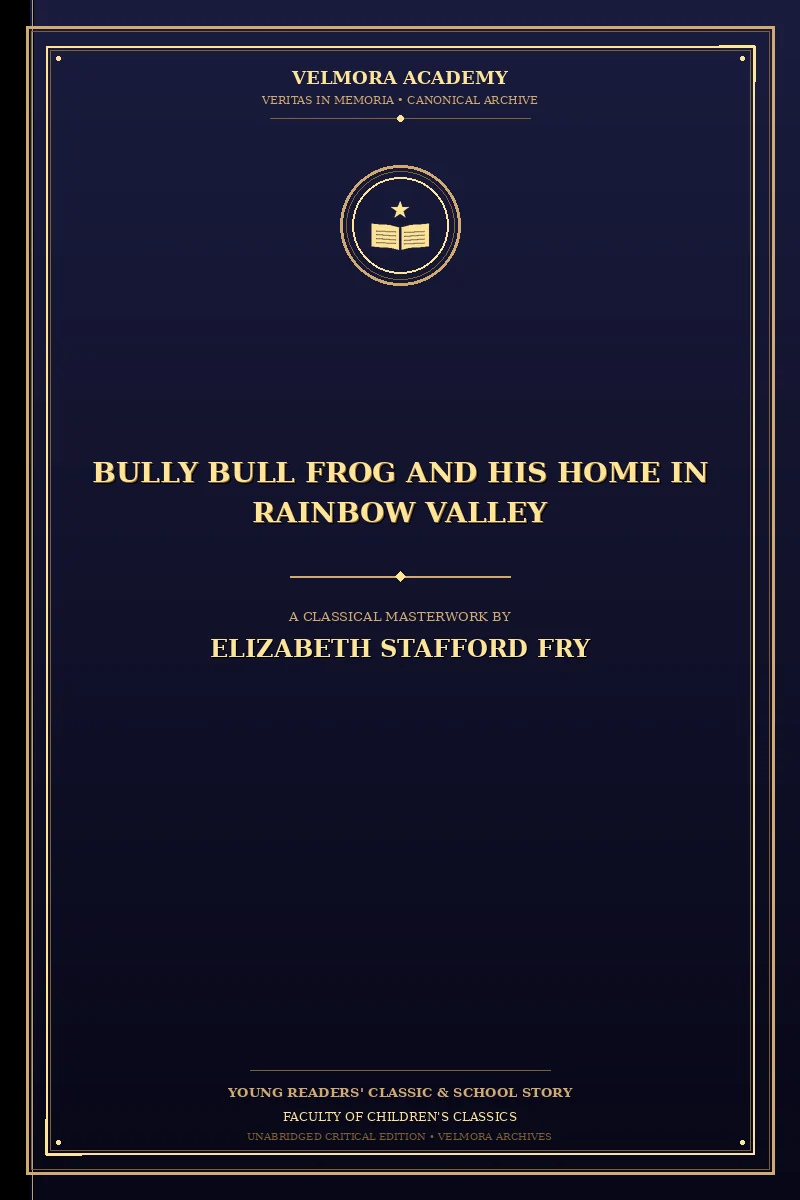 Bully Bull Frog and His Home in Rainbow Valley