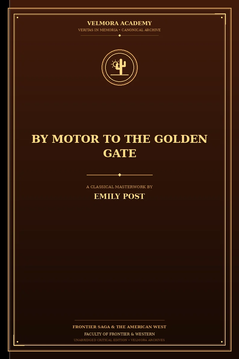 By motor to the Golden Gate