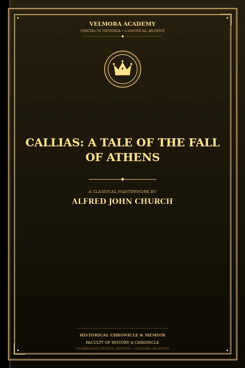 Callias: A Tale of the Fall of Athens