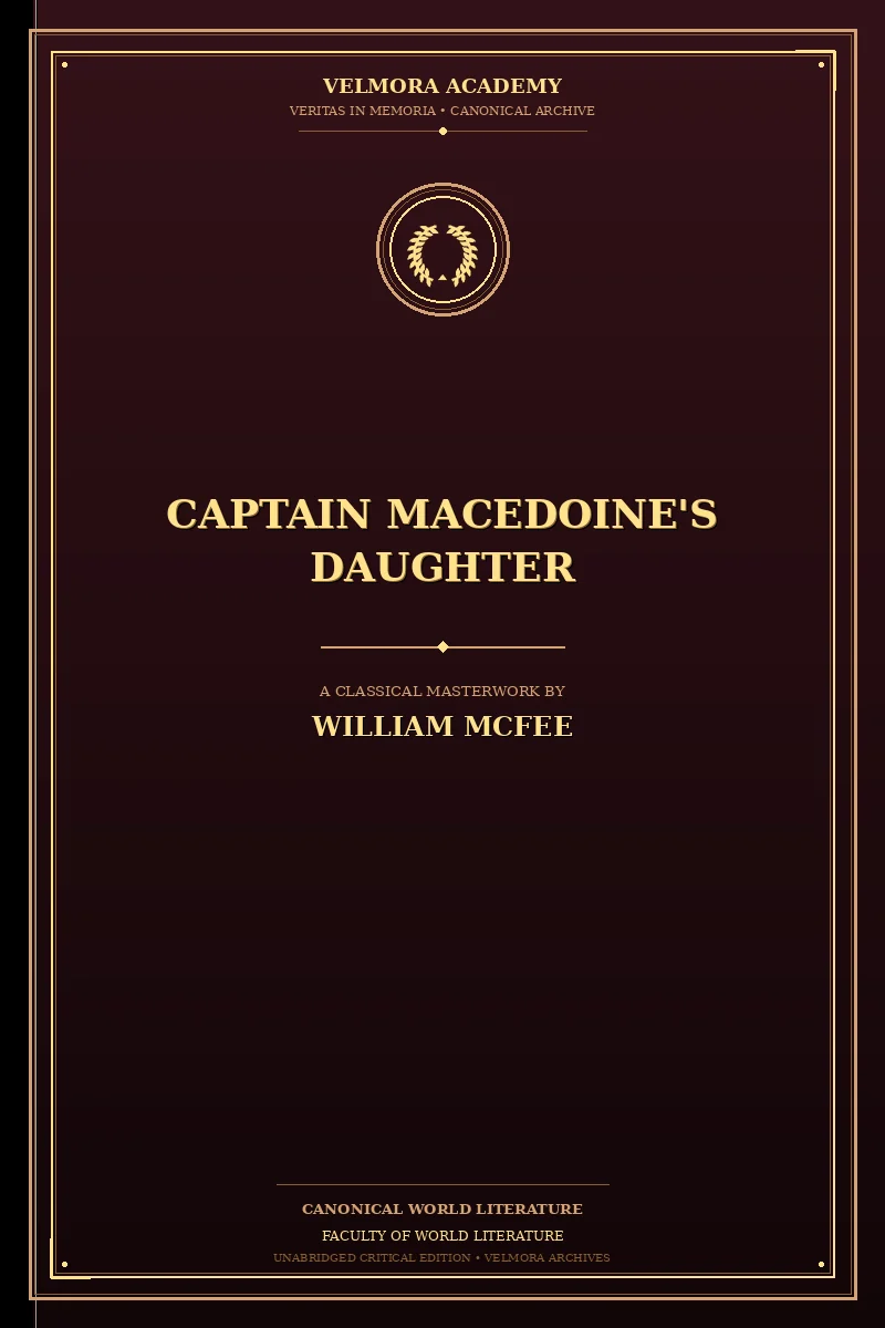 Captain Macedoine's Daughter