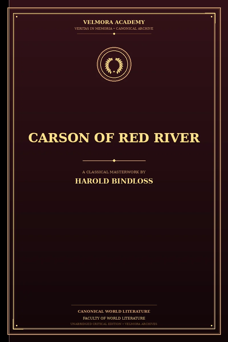 Cover of Carson of Red River