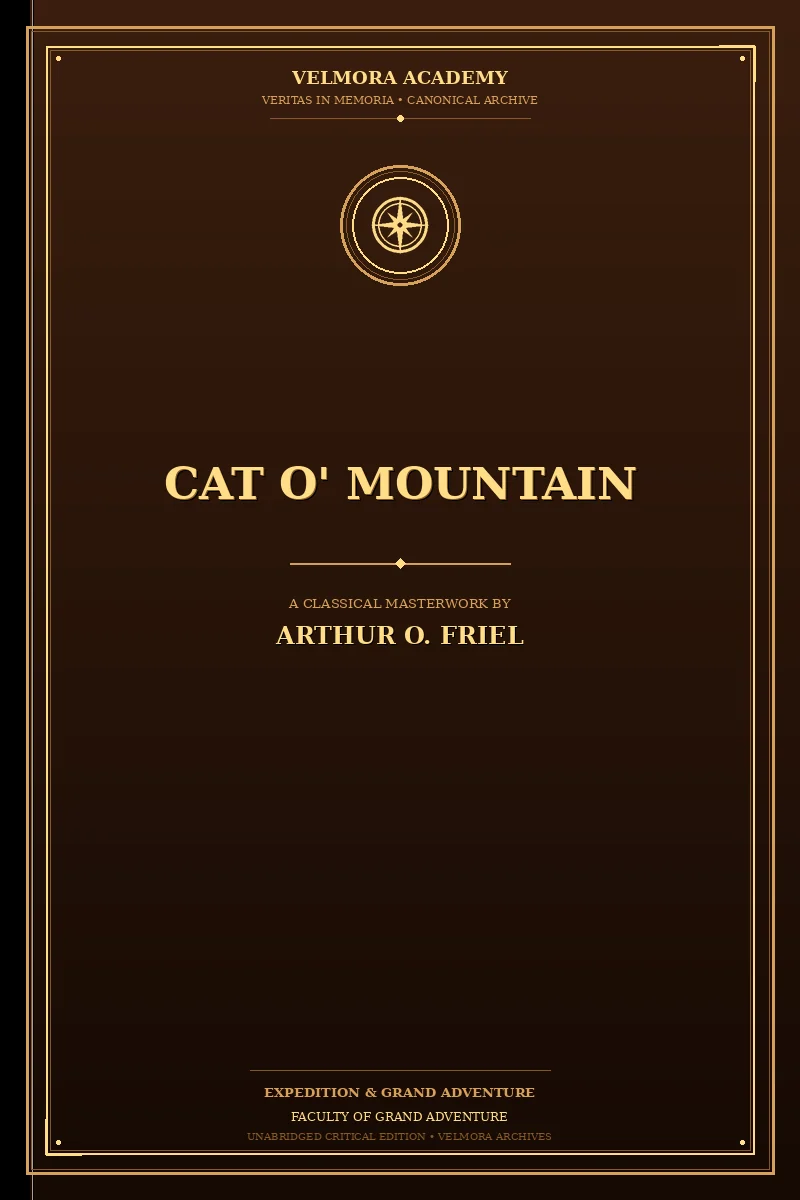 Cover of Cat o' mountain