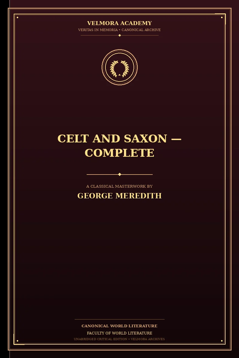 Cover of Celt and Saxon — Complete