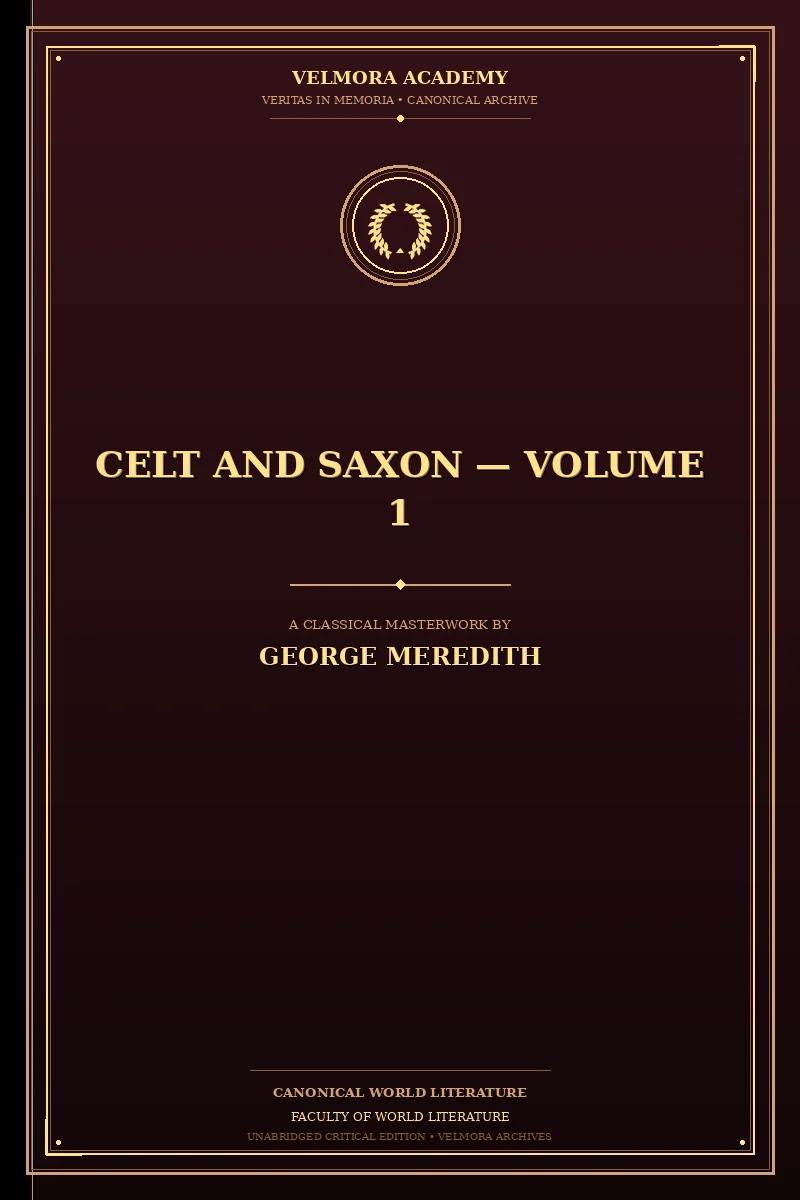 Cover of Celt and Saxon — Volume 1