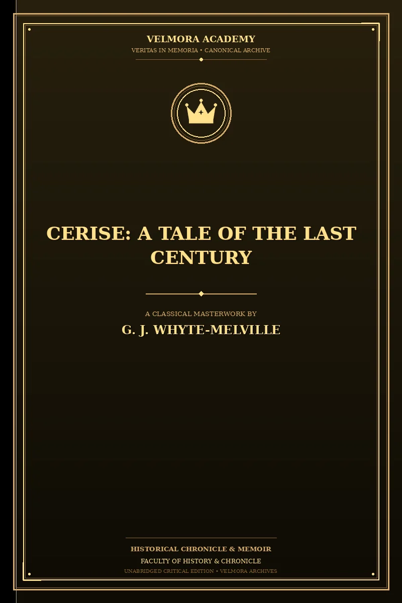 Cover of Cerise: A Tale of the Last Century