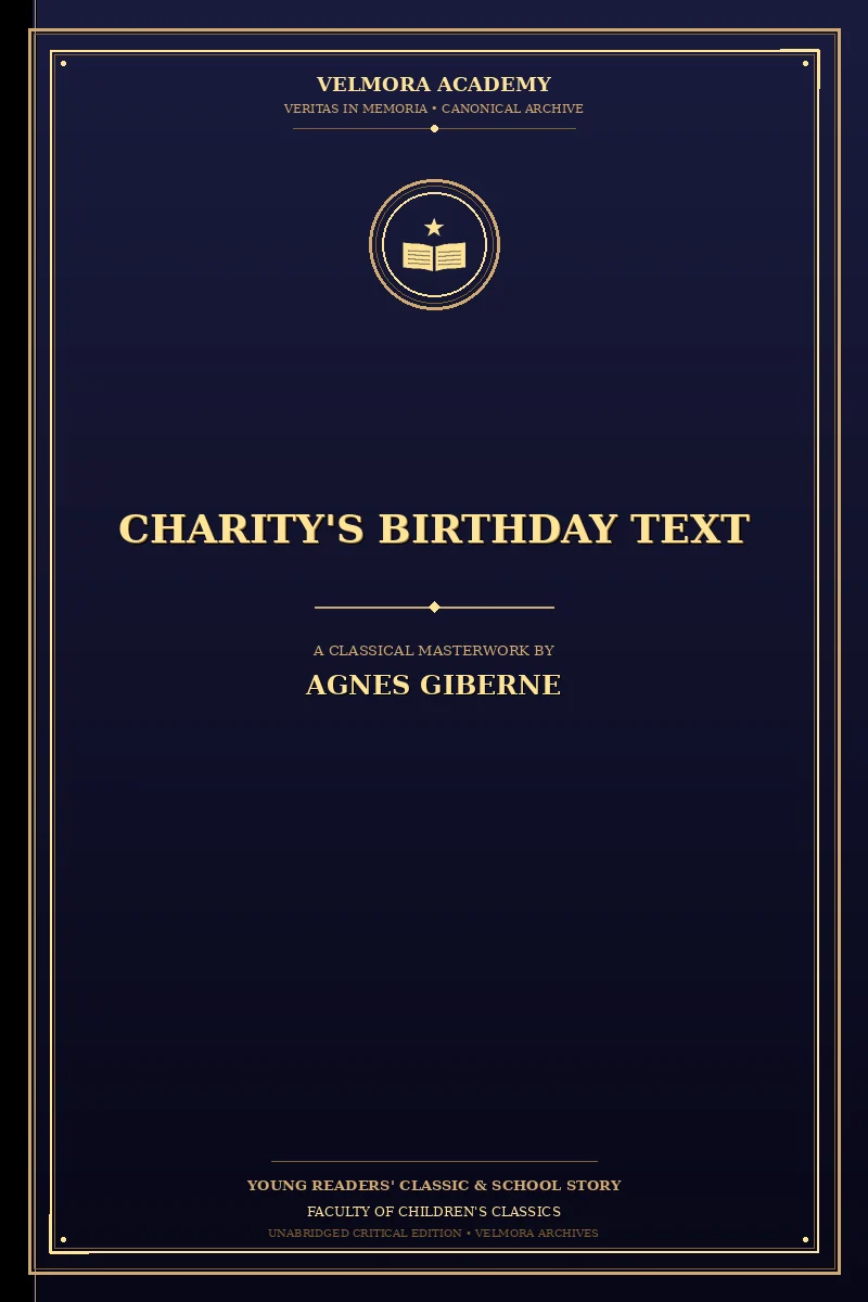 Cover of Charity's birthday text