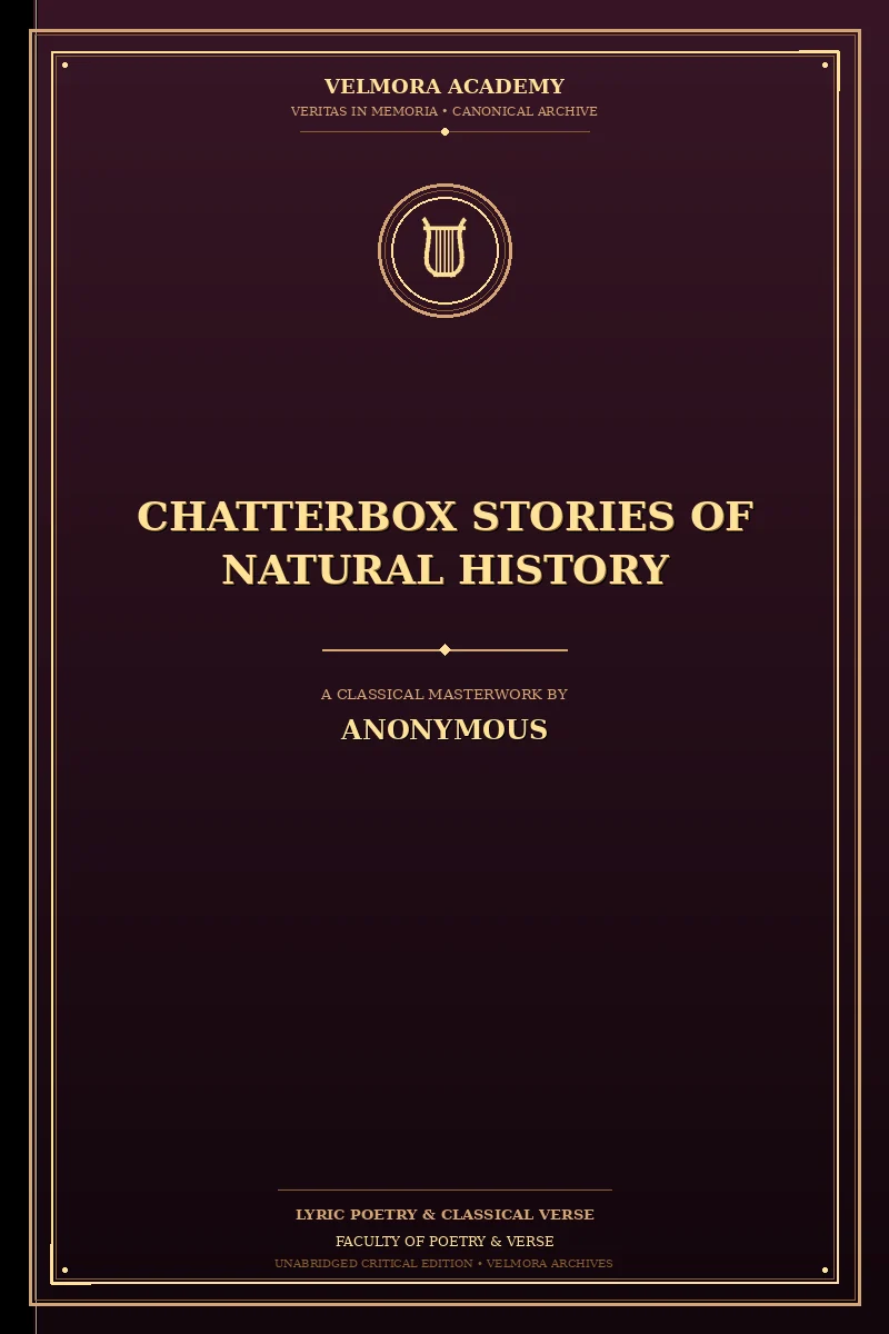 Cover of Chatterbox Stories of Natural History