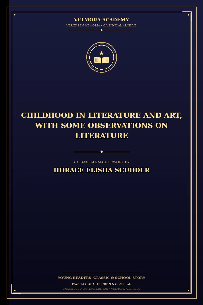 Childhood in literature and art, with some observations on literature