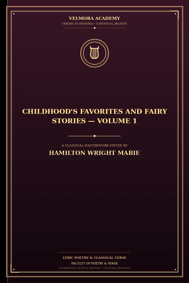 Childhood's Favorites and Fairy Stories — Volume 1