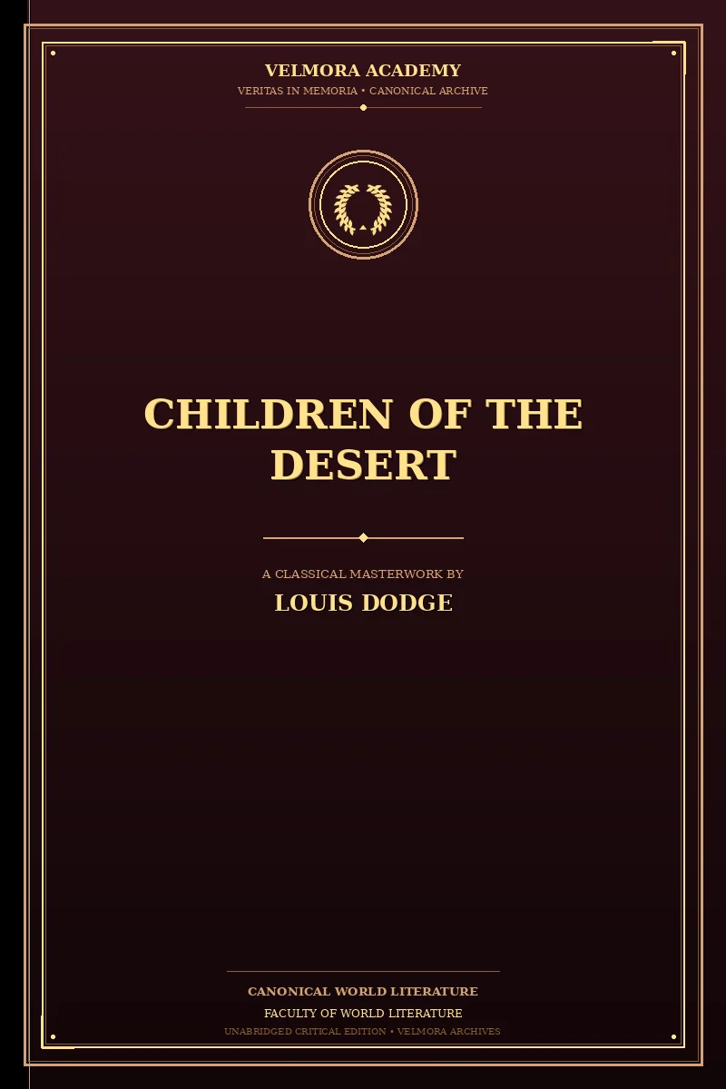 Cover of Children of the Desert