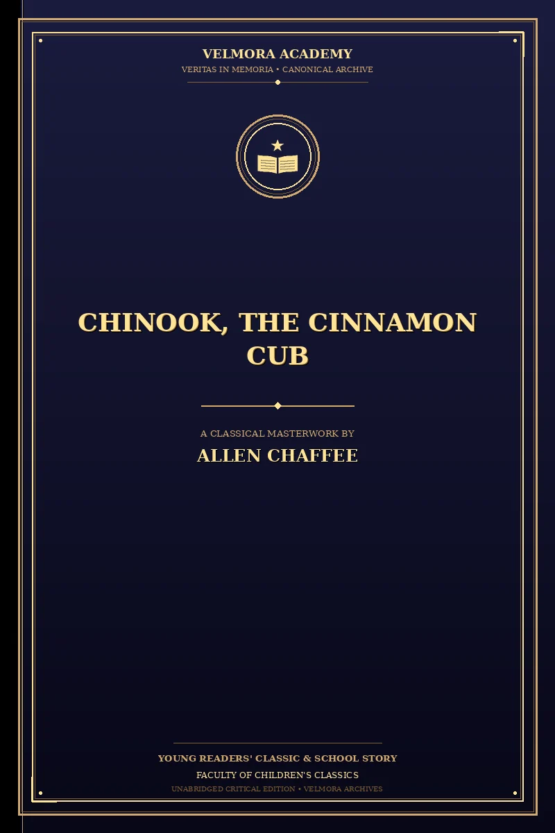 Cover of Chinook, the Cinnamon Cub