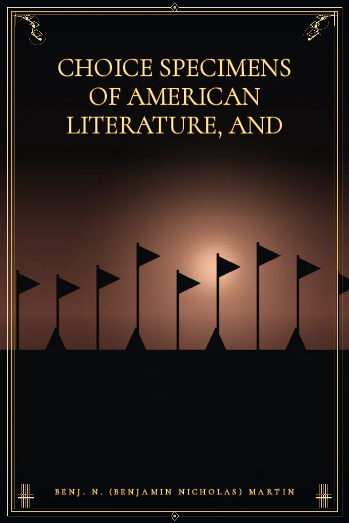 Cover of Choice Specimens of American Literature