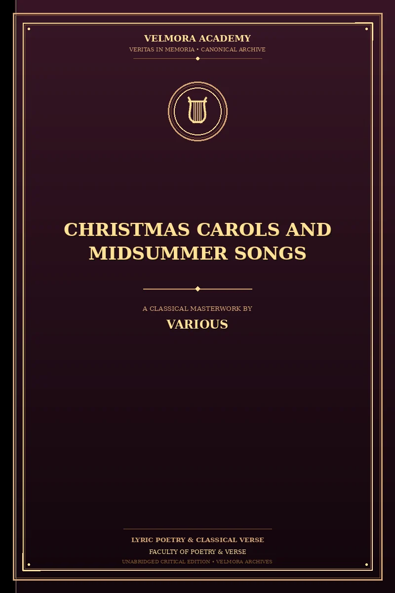 Cover of Christmas Carols and Midsummer Songs