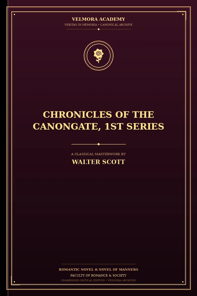 Cover of Chronicles of the Canongate, 1st Series
