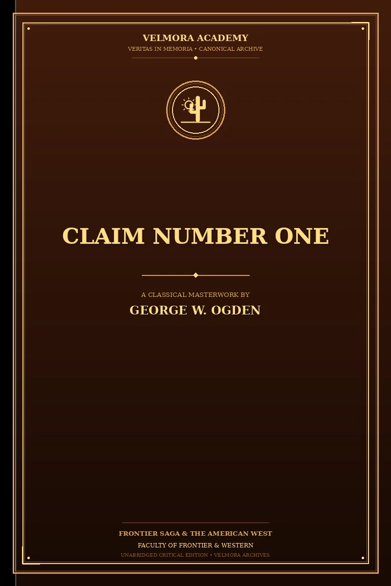 Cover of Claim Number One