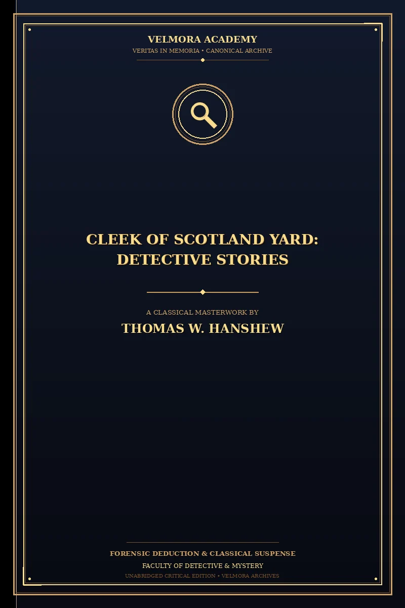 Cleek of Scotland Yard: Detective Stories