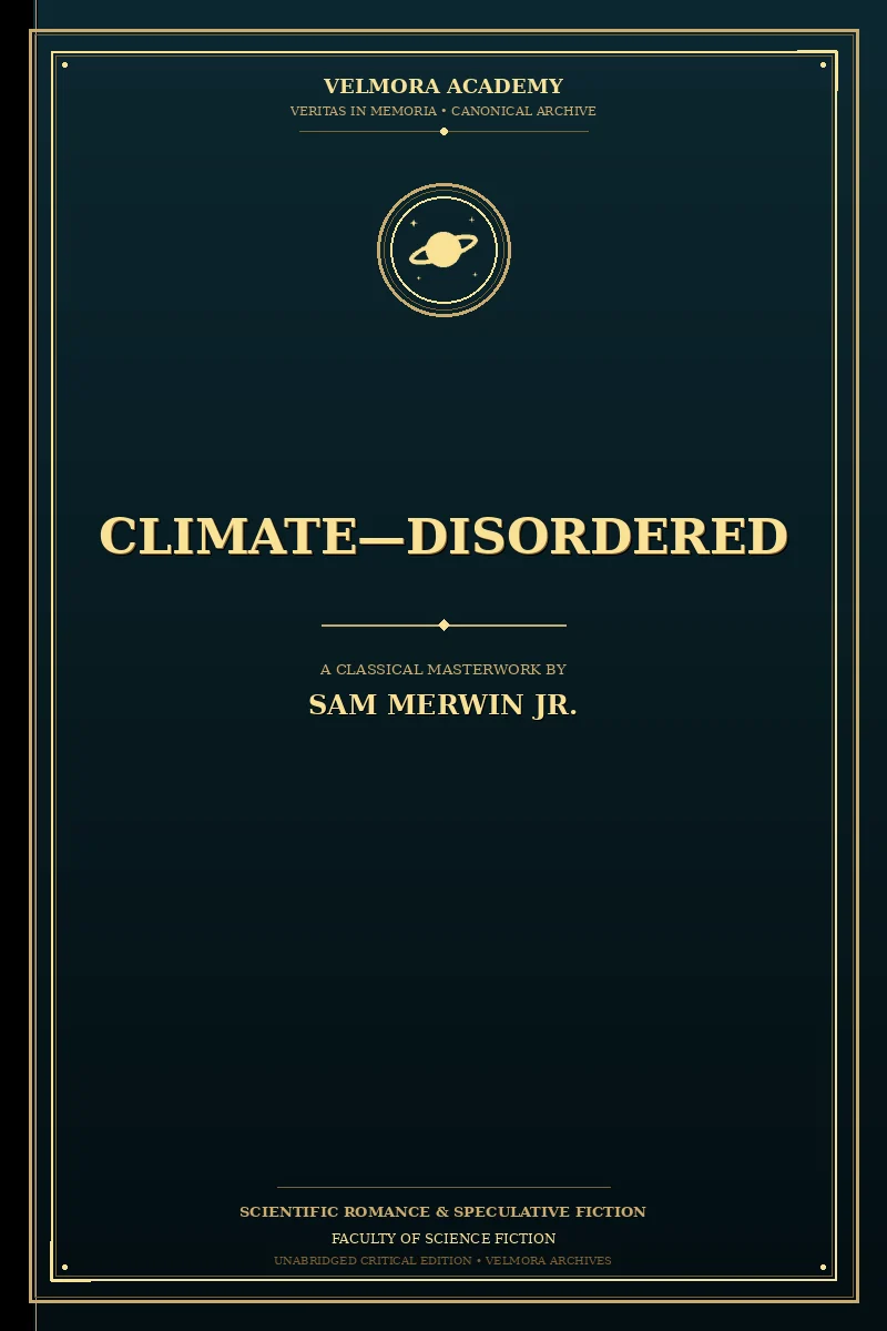 Cover of Climate—disordered