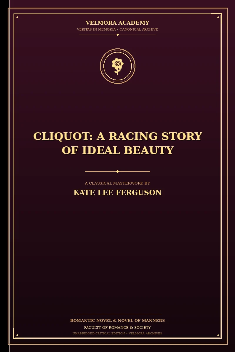Cover of Cliquot: A Racing Story of Ideal Beauty