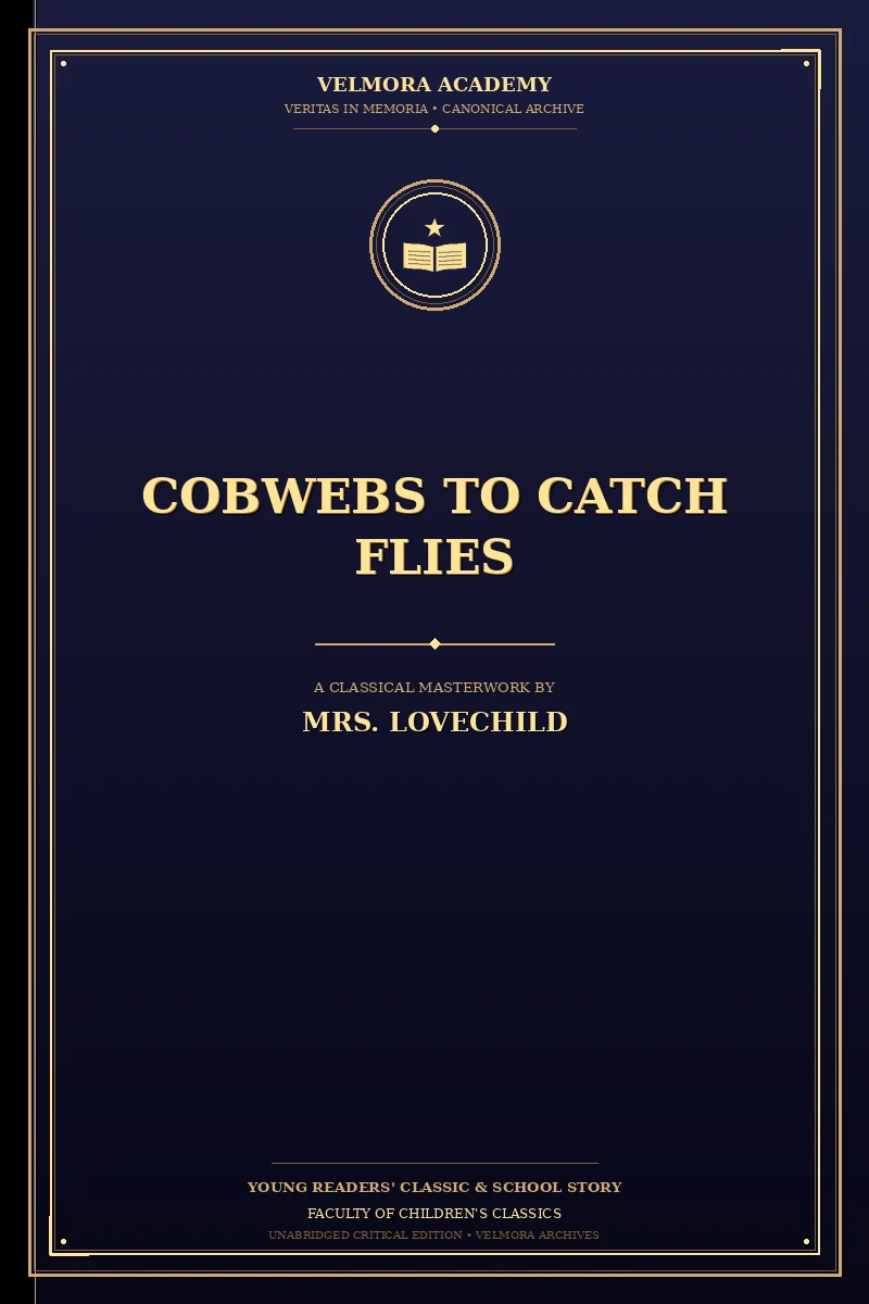 Cover of Cobwebs to catch flies