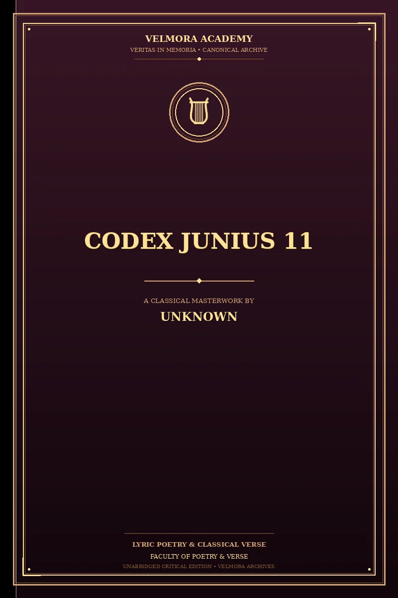 Cover of Codex Junius 11